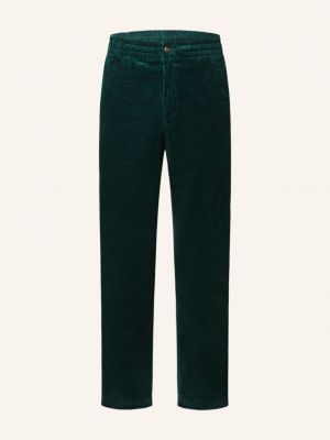 Вельветовые классические брюки Polo Ralph Lauren зеленые