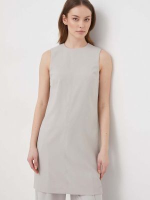 Mini haljina Calvin Klein siva