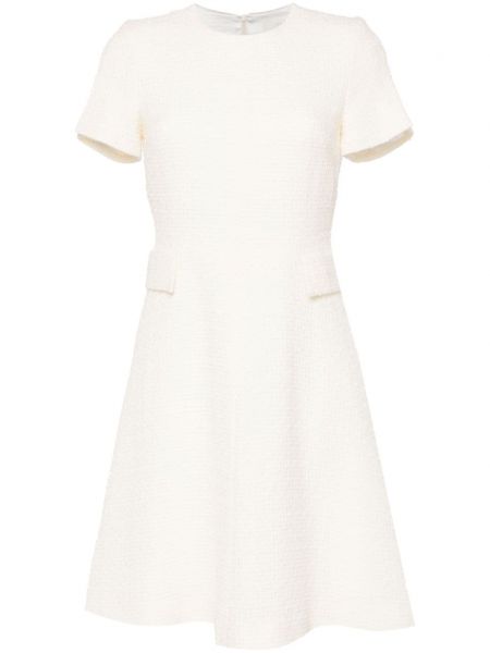 Tvídové šaty Jane bílé