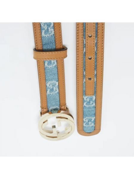 Cinturón de cuero retro Gucci Vintage