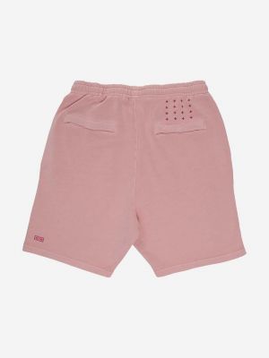 Pamučne kratke hlače Ksubi ružičasta