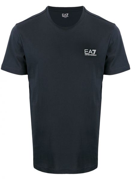 T-krekls ar apdruku Ea7 Emporio Armani zils