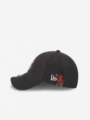 Șapcă cu model floral New Era negru