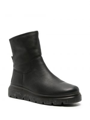 Ankle boots skórzane Ecco czarne