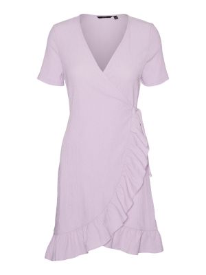 Mini šaty Vero Moda fialová