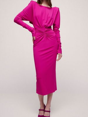 Розовое вечернее платье Luisa Spagnoli