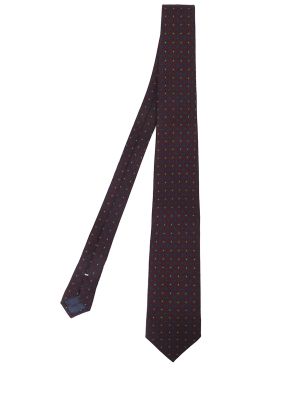 Шерстяной галстук Cesare Attolini бордовый