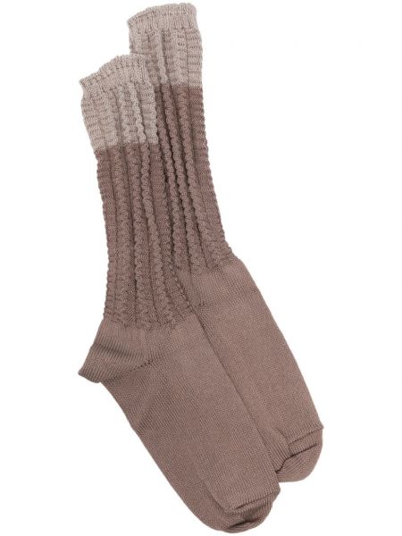 Sokker Homme Plissé Issey Miyake brun