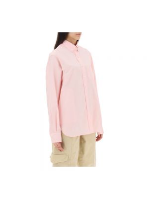 Różowa koszula oversize z kieszeniami Saks Potts