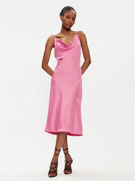 Коктейльное платье Norma Kamali розовое