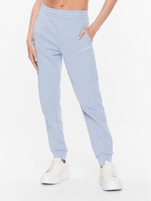Pantaloni sport Calvin Klein albastru