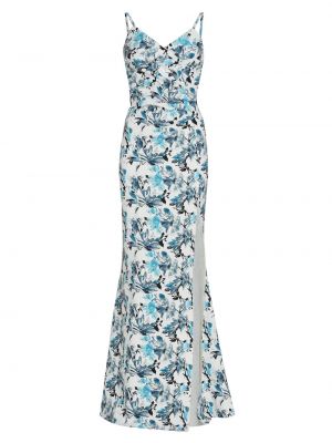 Платье Marga со сборками и цветочным принтом Chiara Boni La Petite Robe синий