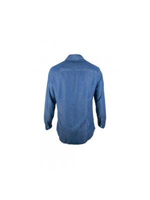 Koszula jeansowa Moorer niebieska