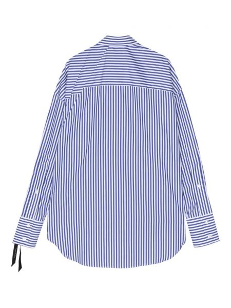 Drapiruota medvilninė marškiniai Marina Yee