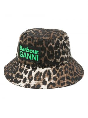 Kapa s potiskom z leopardjim vzorcem Barbour