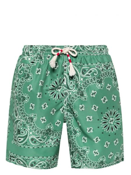Pantaloni scurți cu imagine Mc2 Saint Barth verde