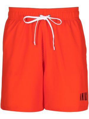 Trykt shorts Amiri oransje