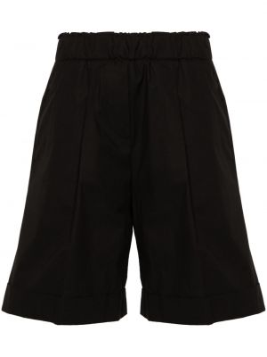 Pantaloni scurți plisate Antonelli negru