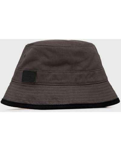 Bavlněný klobouk Superdry šedý
