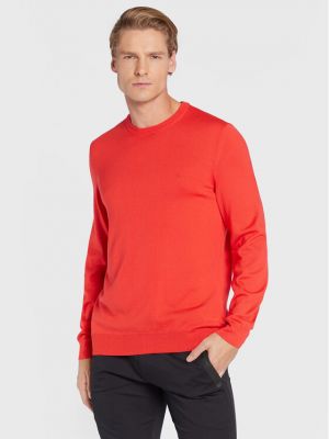 Пуловер Boss оранжево