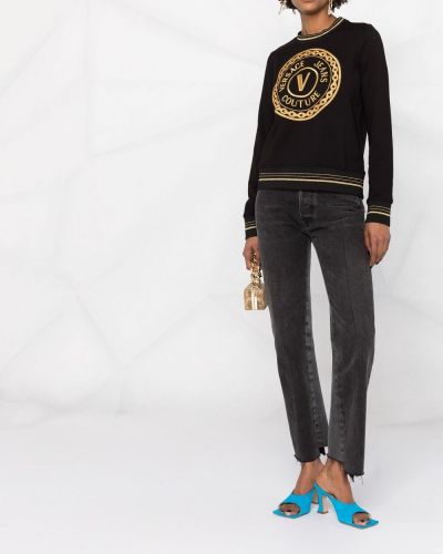 Jersey de tela jersey Versace Jeans Couture negro