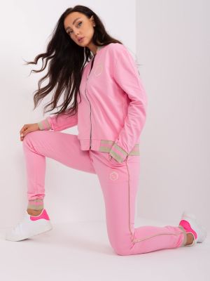 Spodnie Fashionhunters różowe
