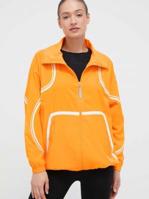 Oversized széldzseki Adidas By Stella Mccartney narancsszínű
