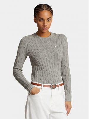 Priliehavý sveter Polo Ralph Lauren sivá