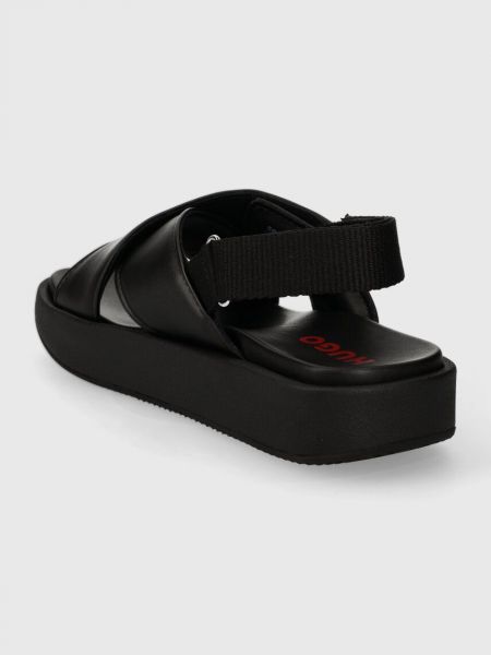 Sandale cu platformă Hugo negru