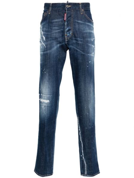 Zúžené džínsy Dsquared2 modrá