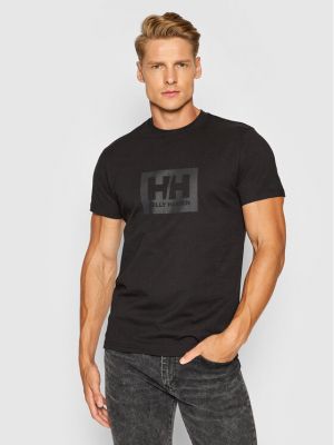 Marškinėliai Helly Hansen juoda