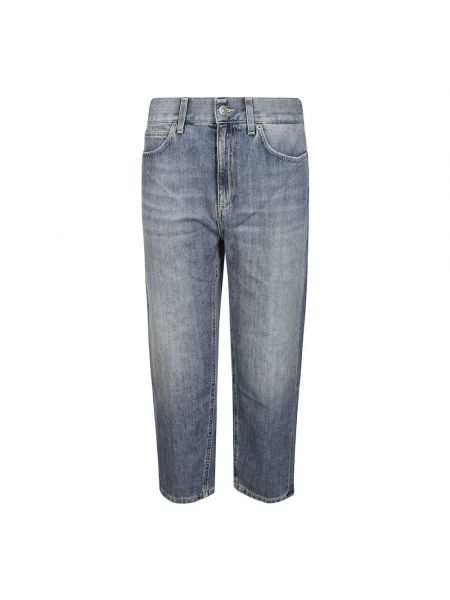 Niebieskie proste jeansy Dondup