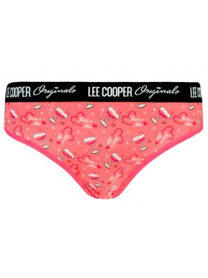 Hlačke Lee Cooper roza