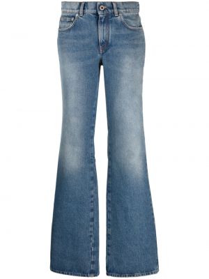 Zvonové džíny s nízkým pasem Off-white