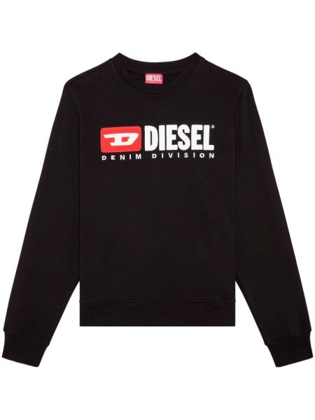 Sweatshirt aus baumwoll Diesel schwarz