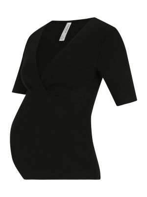 Marškinėliai Lindex Maternity juoda