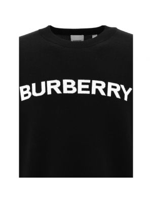 Sudadera de lana de tela jersey Burberry negro