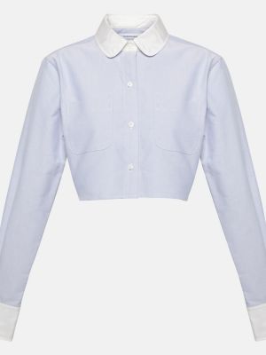 Camicia di cotone Thom Browne blu