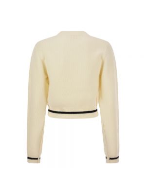 Jersey de lana de tela jersey con mangas globo Marni blanco