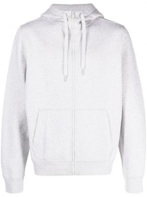 Pamučna hoodie s kapuljačom Zadig&voltaire siva