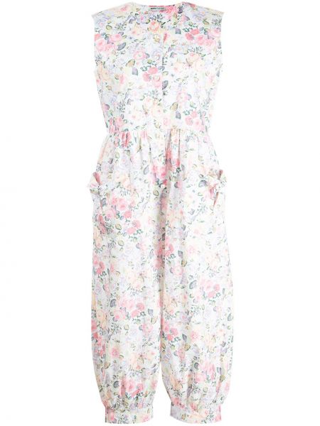 Trykt floral jumpsuit Batsheva hvit