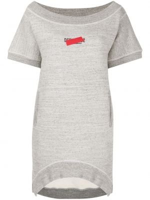 Camiseta oversized Dsquared2 gris