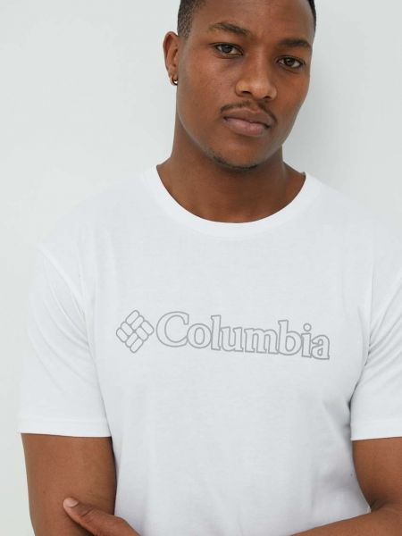 Sportska majica kratki rukavi Columbia bijela