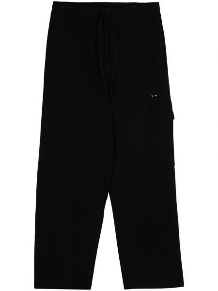Памучни широки панталони Zzero By Songzio черно