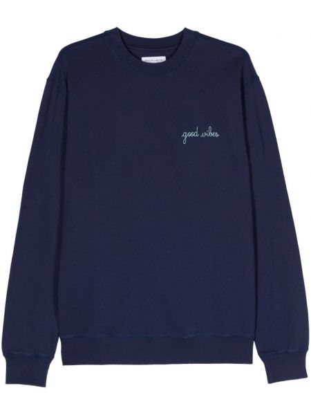 Langes sweatshirt mit stickerei Maison Labiche blau
