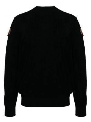 Sweter z wełny merino Parajumpers czarny