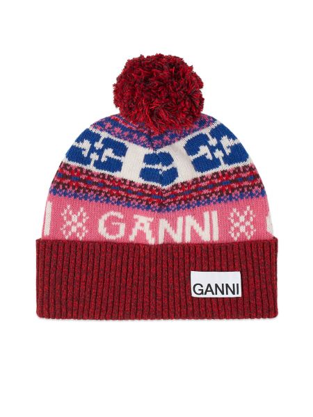 Шерстяная шапка Ganni