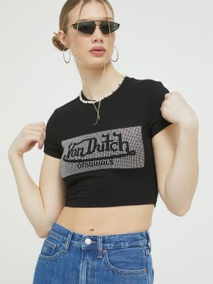 Majica kratki rukavi Von Dutch crna