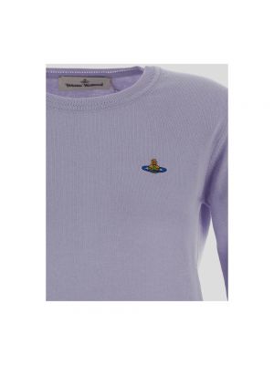 Jersey de algodón de tela jersey Vivienne Westwood violeta