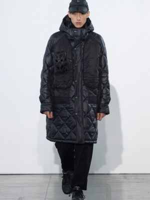 Pikowana kurtka puchowa Junya Watanabe czarna